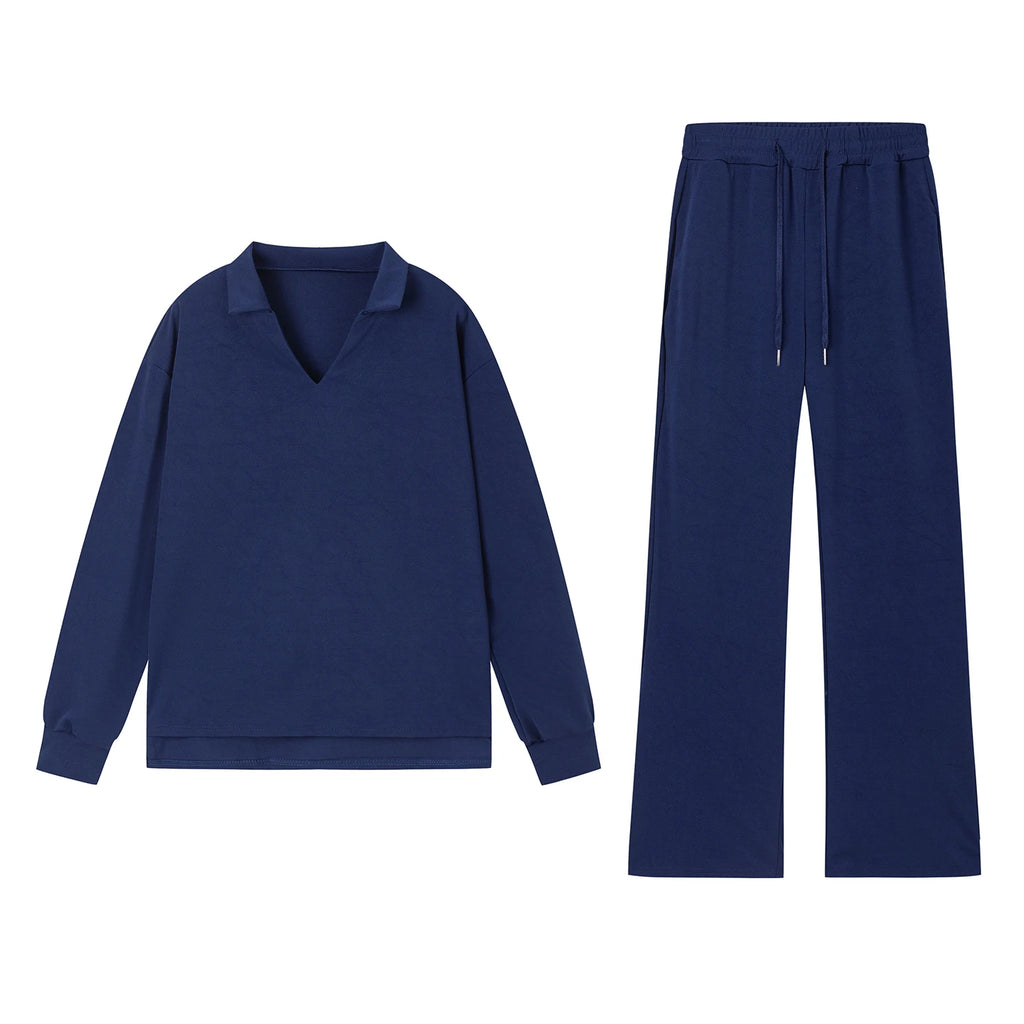 Ana Autumn and Winter New Fashion Casual Two Piece Sets
