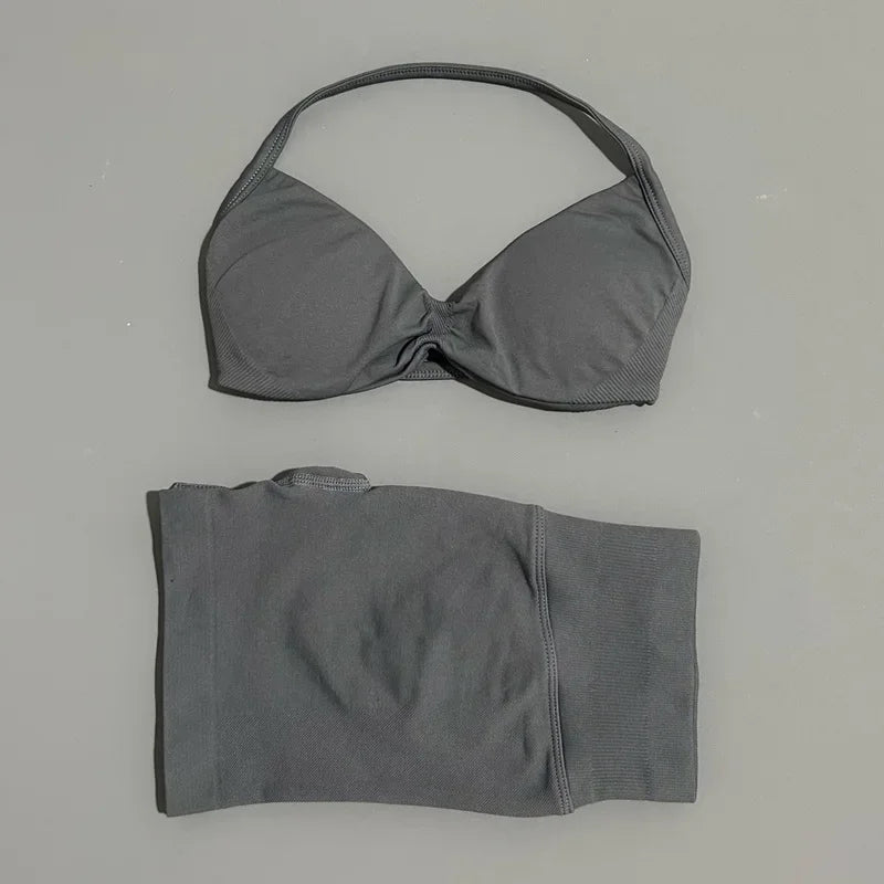 Dylan Sports Strappy Seamless Two Piece Sets