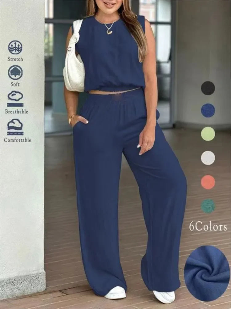 Samantha Fashion Ultra Cute Trousers 2 Piece Set