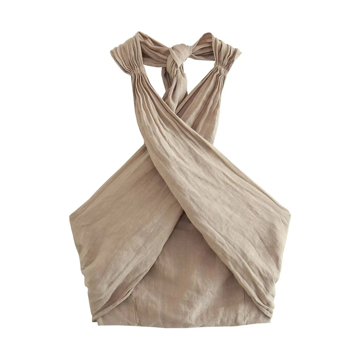 Karla Sexy Casual Crossover Camisole Two Piece Sets