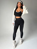 Pilar Yoga Fitness Seamless Breathable Two Piece Sets