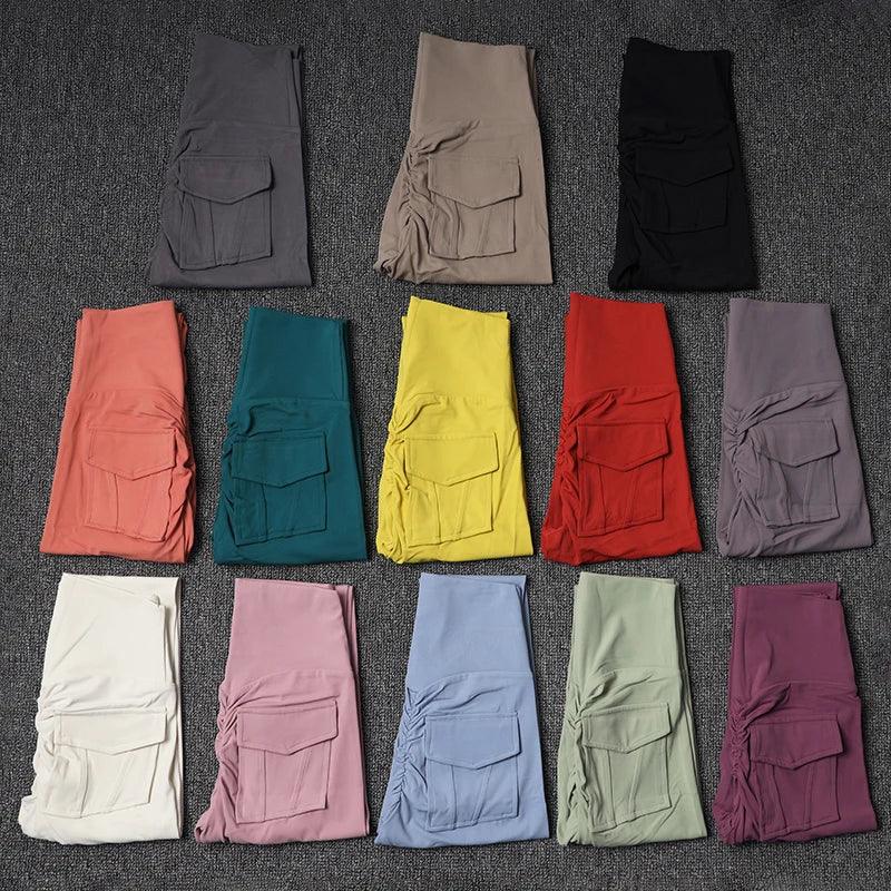 Summit Leggings Pocket Sexy Naked Feeling  Fitness Sports Pants