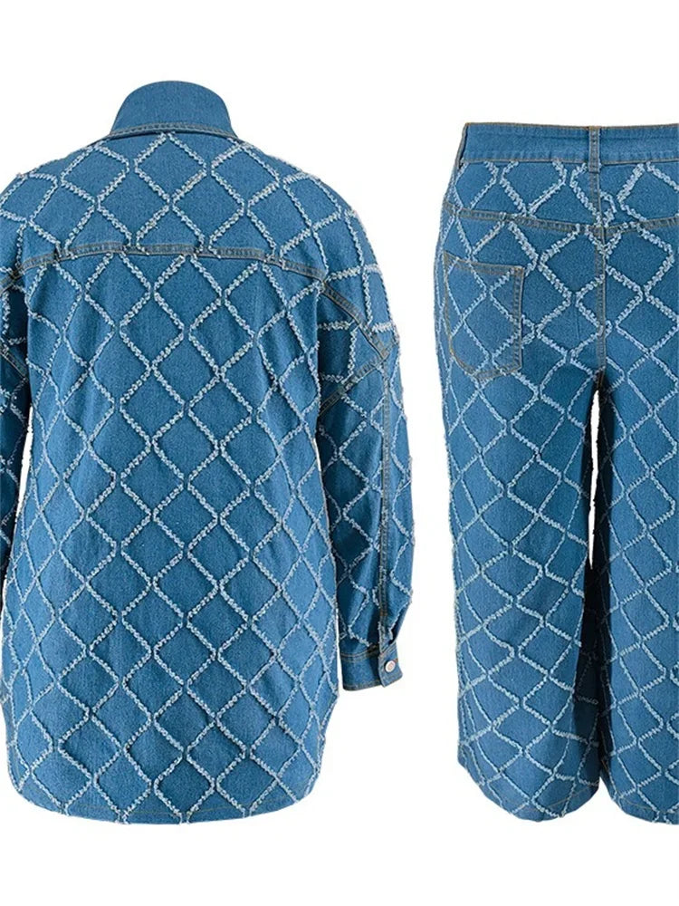 Gabriela Fall Clothing Print Long Sleeve Two Piece Sets