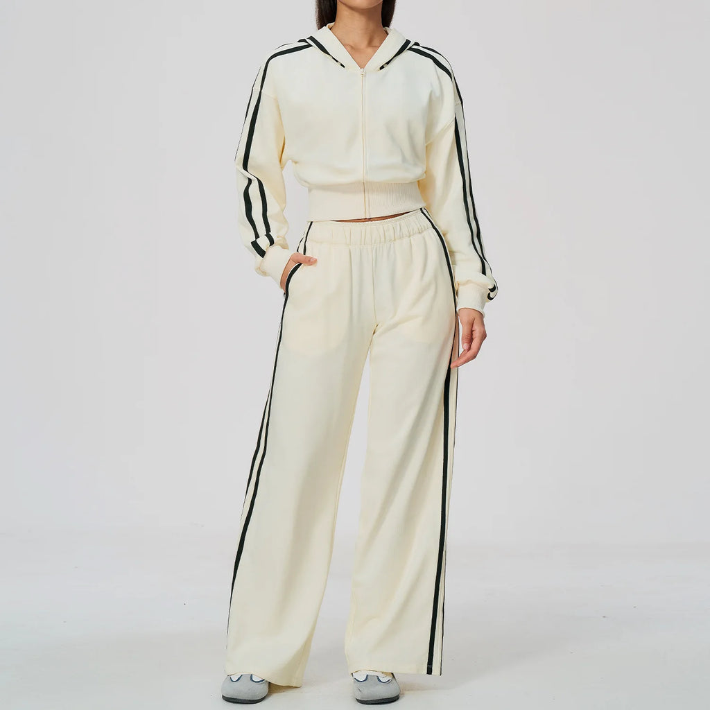 Gabriela Outfit Long Sleeved Sportswear Two Piece Sets