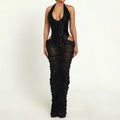Lesly Fashionable Backless Sexy Two Piece Sets