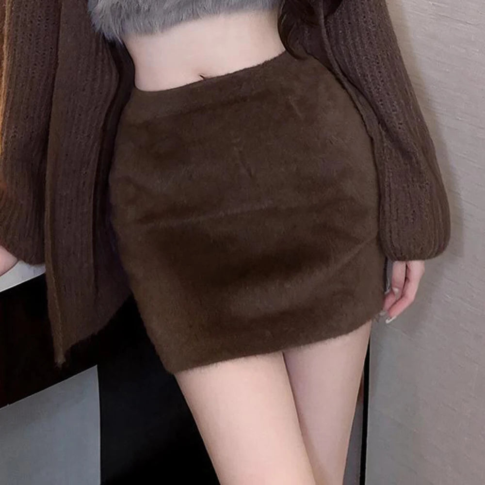Lucero Long Sleeve Furry Inner Two Piece Sets