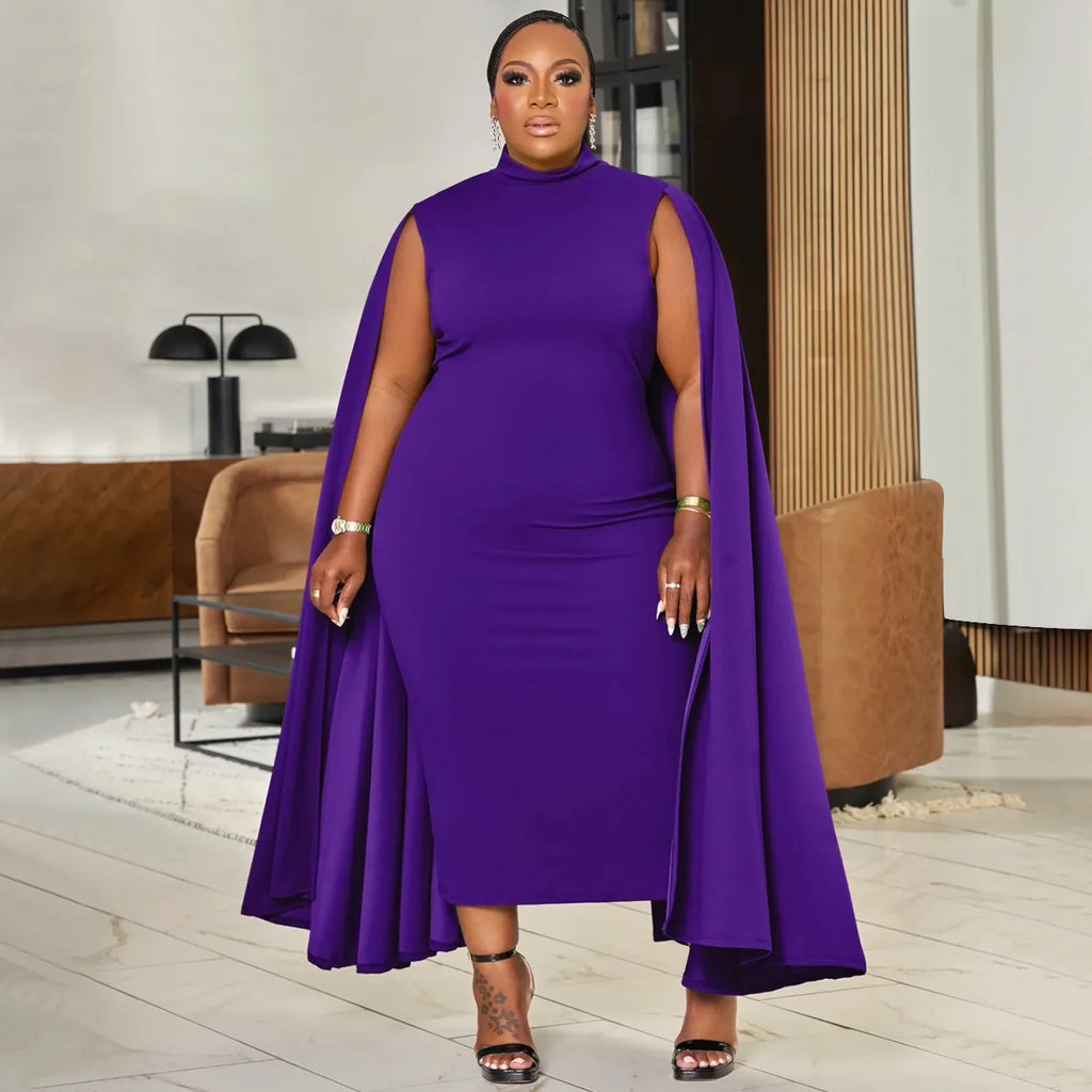 West Village Plus Size Long Sleeve Street Style Casual Oversized Midi Dress