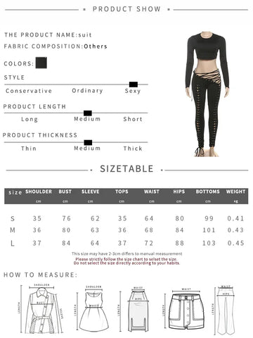 Mahopac Crop Shirring Irregular Hem Skinny Tracksuit Set