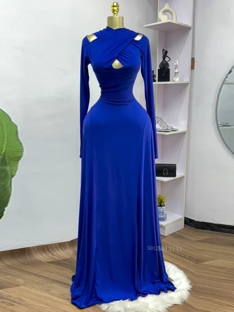 Myrtle Beach Halter V Neck Backless Sleeveless Big Swing Bodycon Mid Maxi Long Dress