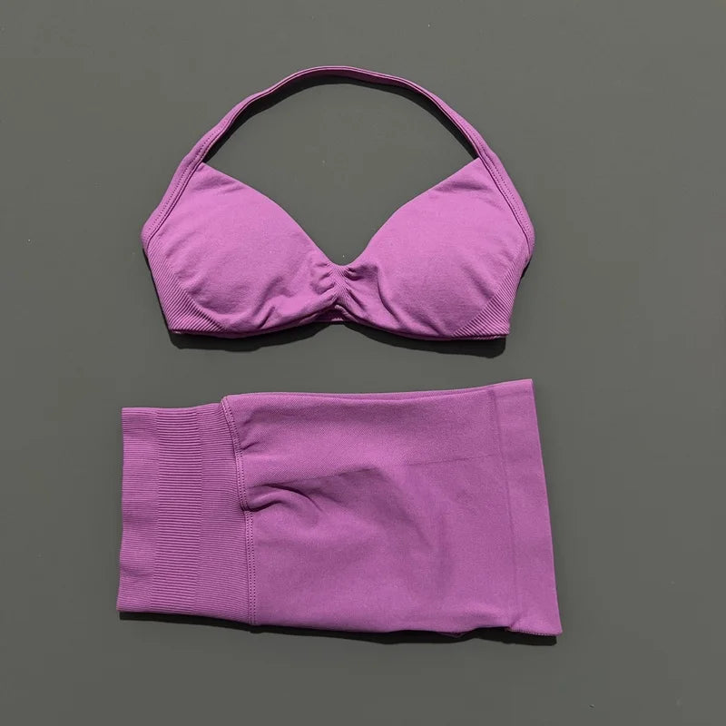 Dylan Sports Strappy Seamless Two Piece Sets
