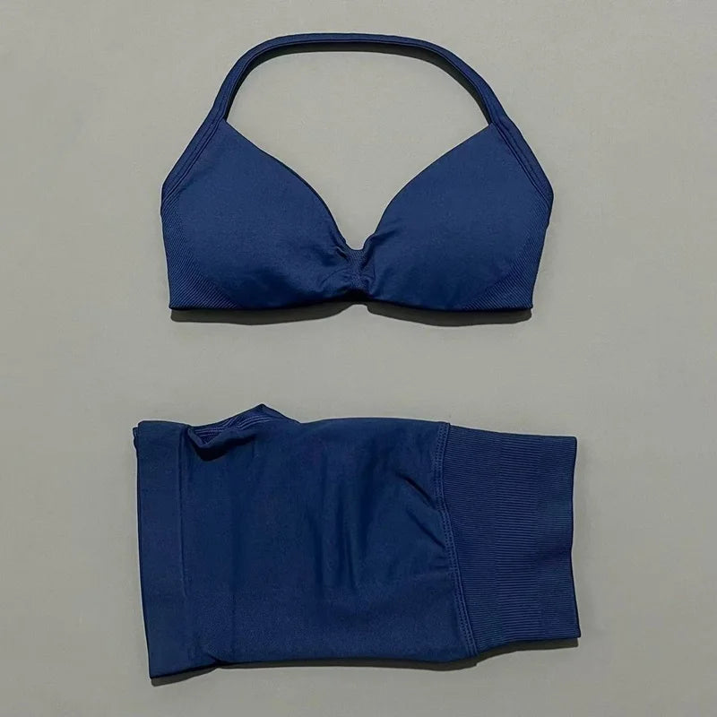 Dylan Sports Strappy Seamless Two Piece Sets