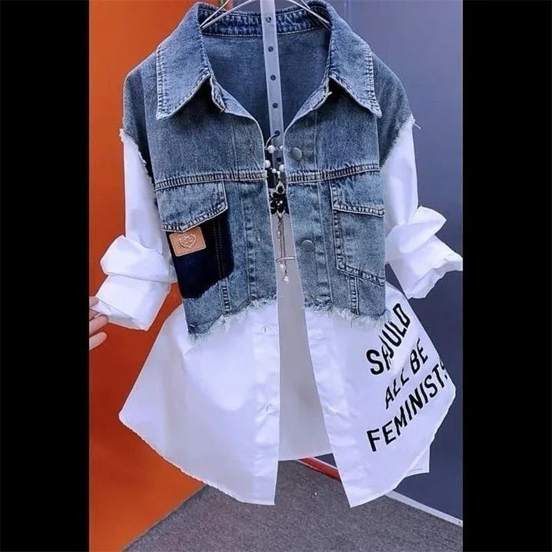 Hamilton Shirt Ladies Casual Windbreaker Top