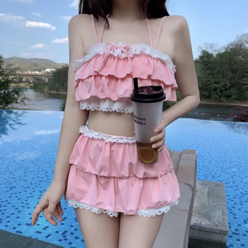 Francis Kawaii Girlish Design Tender Two Piec Sets