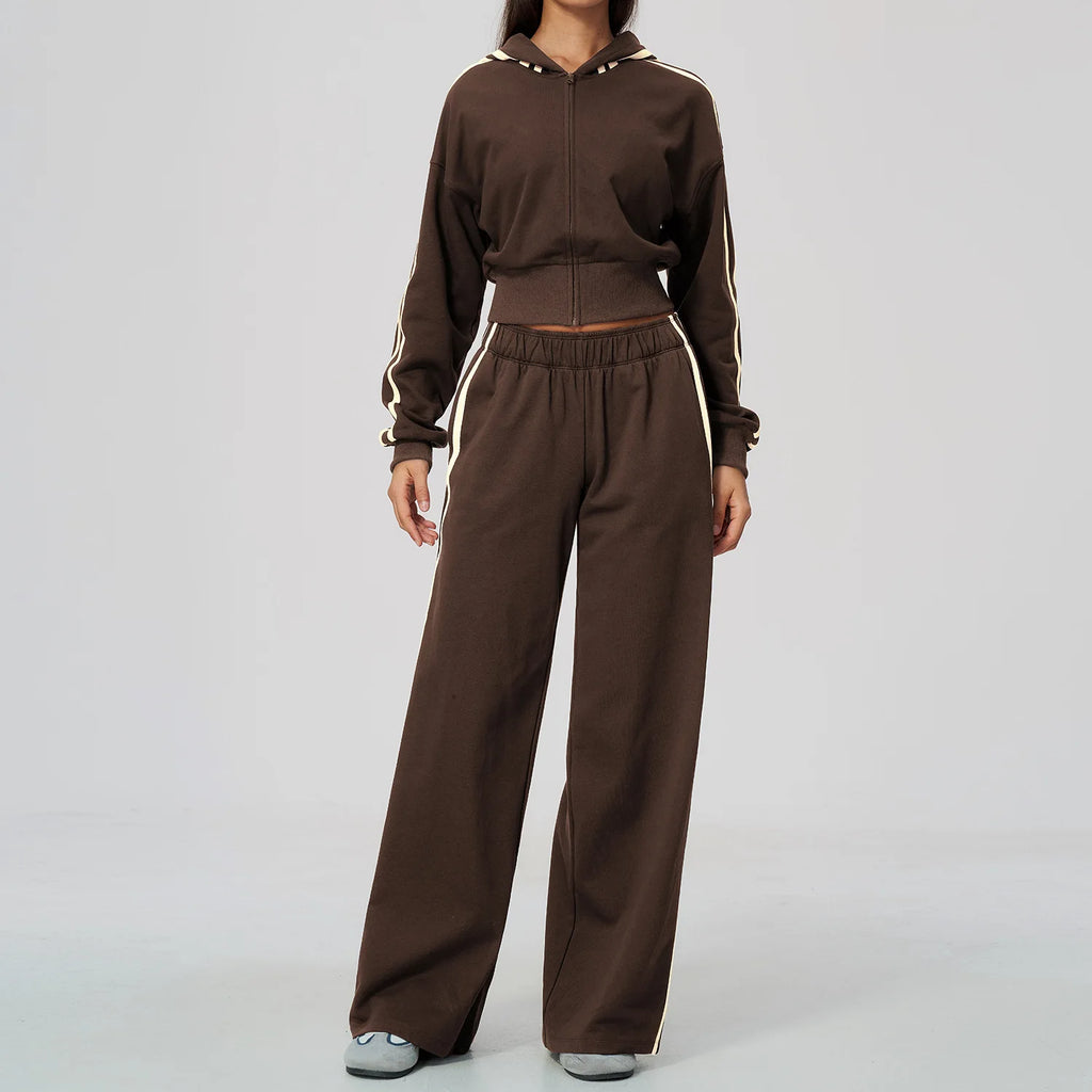 Leah Fitness Suit Sports Outfits Two Piece Sets