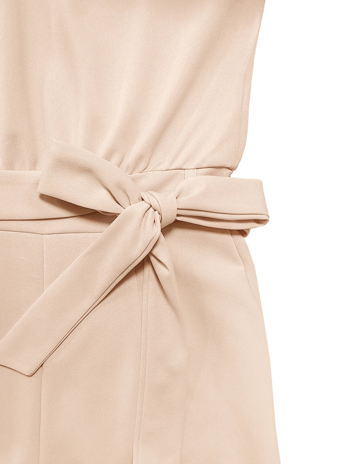 Women's Belted Jumpsuit Casual Summer Commute Outfit Stylish & Comfortable