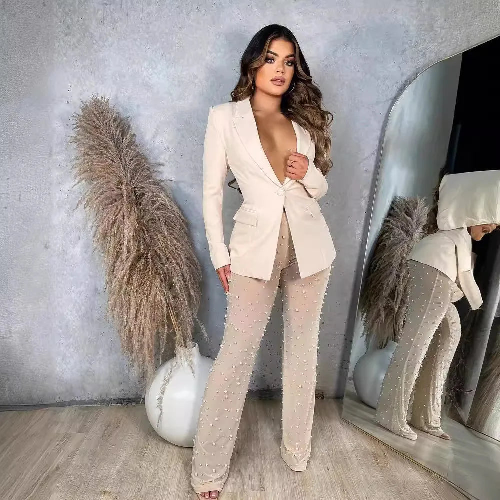 Candy Solid Color Elegant Casual Trendy Two Piece Sets