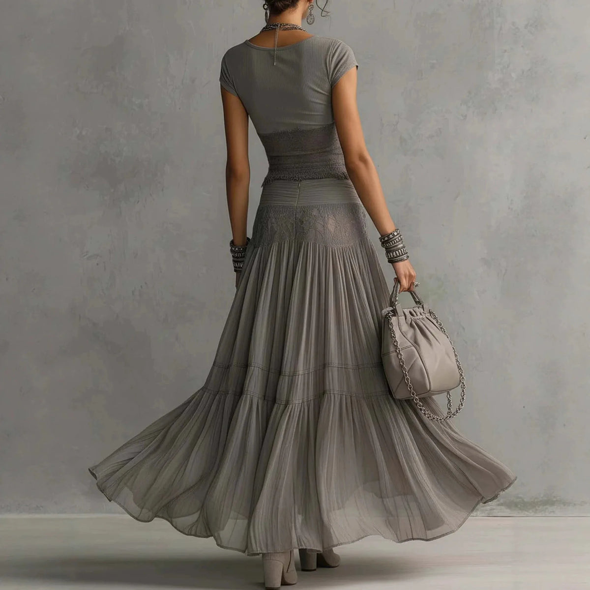 Mery Women’s Fashionable Flowing Two-Piece Sets