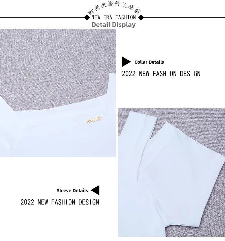 Women's Summer Thin Seven-Five Casual Pants Loose Fit Six-Length Fashionable plus Size