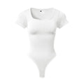 Women Plus Size Yoga Jumpsuit Seamless Square Neck High Elastic Workout Running Sport Jumpsuit
