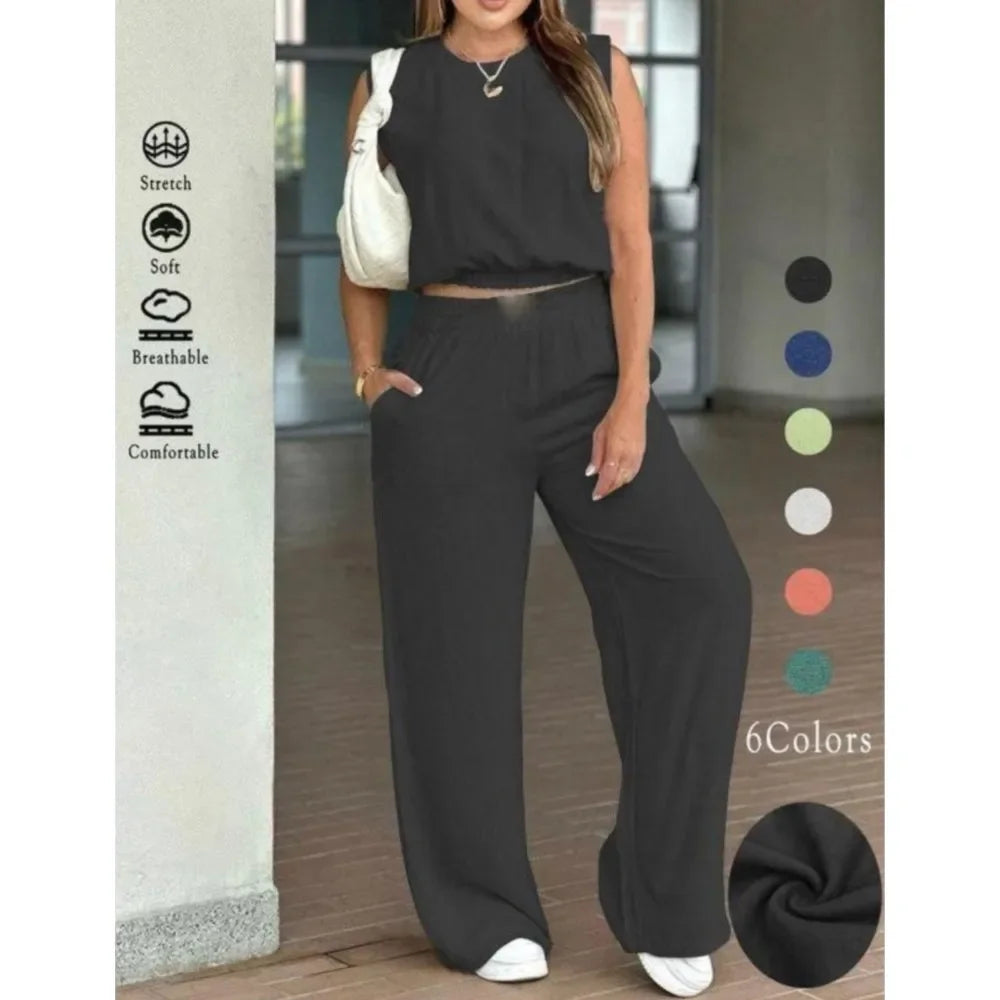 Samantha Fashion Ultra Cute Trousers 2 Piece Set