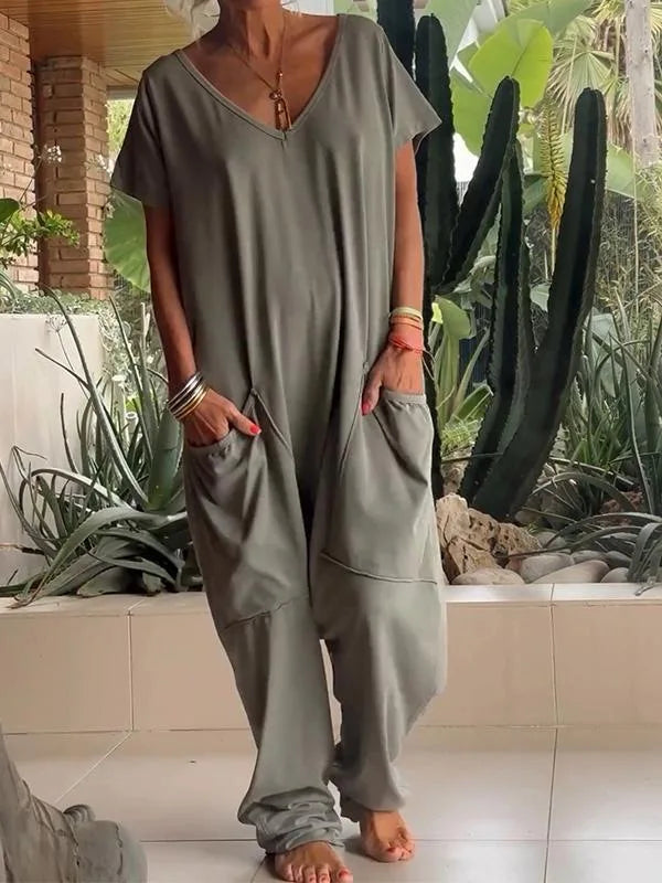 Jumpsuits Spaghetti Strap Loose Elegante Playsuit Pantalones Informales Jumpsuit Women Summer