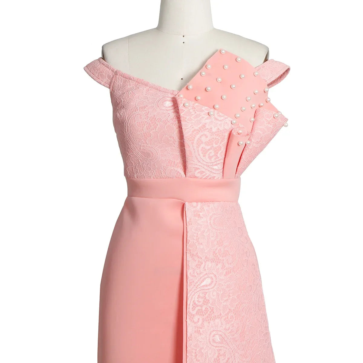 Hamilton Designers Beaded Off Shoulder Mermaid Skinny Floor Length Maxi Dress