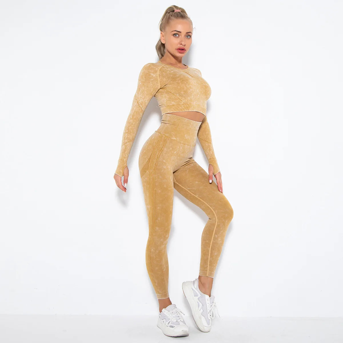 Cristal Workout Clothes Athletic Wear Two Piece Sets