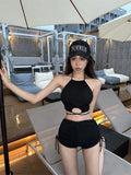 Belinda Hanging Neck Strap Beach Two Piece Sets