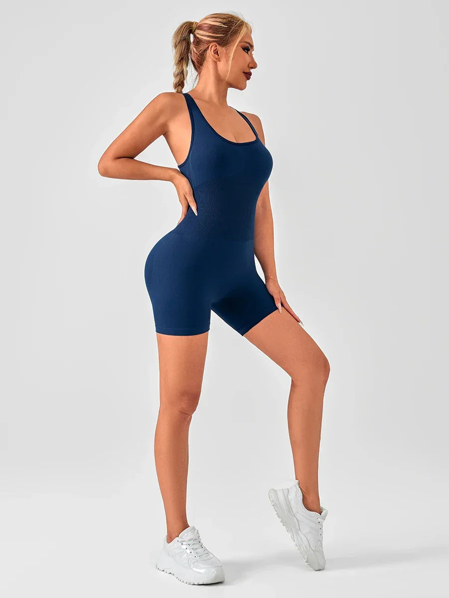 New Holland Sportswear Fitness Party Overalls Elegant Rompers