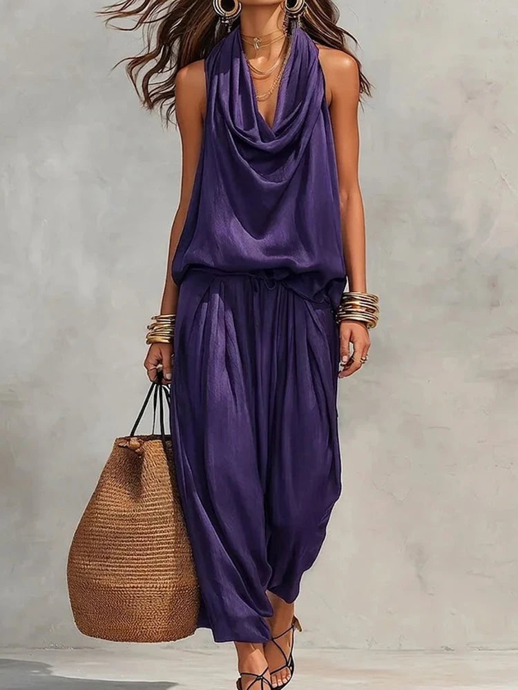 Perla Outfit Loose Elegant Streetwear Two-Piece Sets