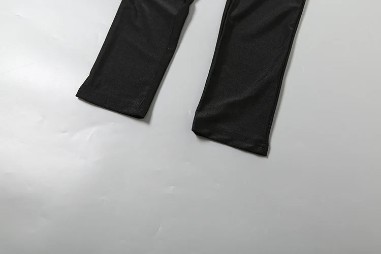 Branford Furry Slash Neck Hipster Patchwork Trend Sexy Hollow Stretch Jumpsuits