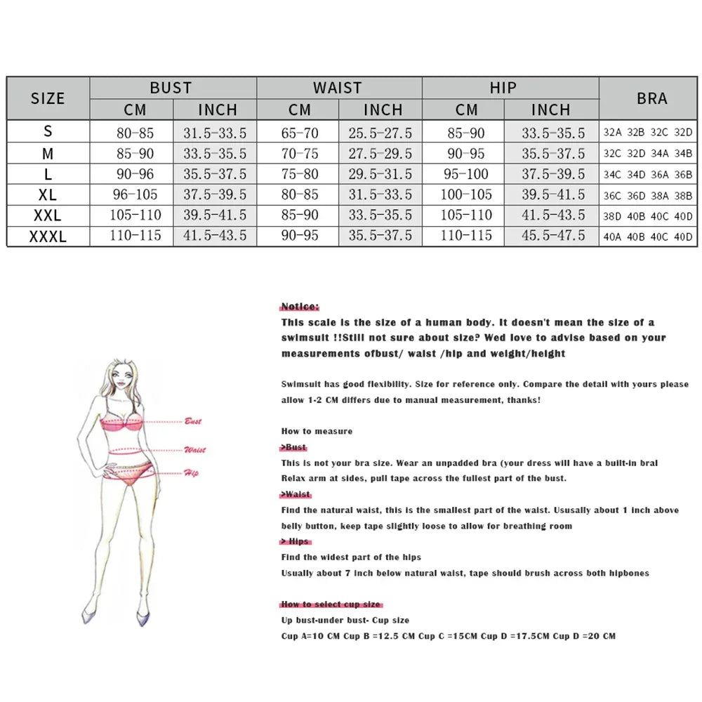 Sag Harbor Bandeau Mesh Bathing Swimming Cover Up Beachwear Set