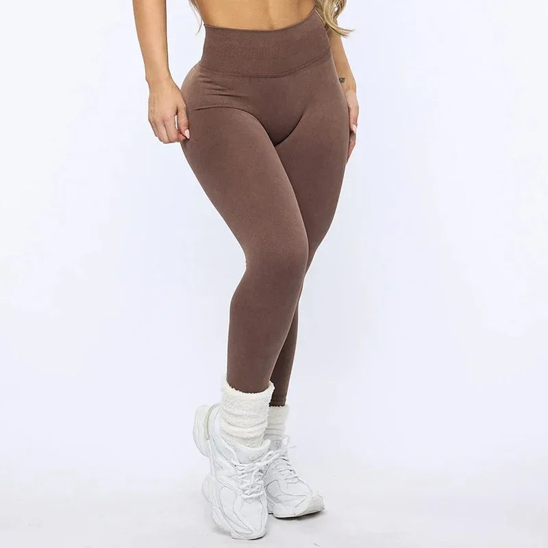 Raritan Bum Sculpting Acid Washed Scrunch Butt Leggings