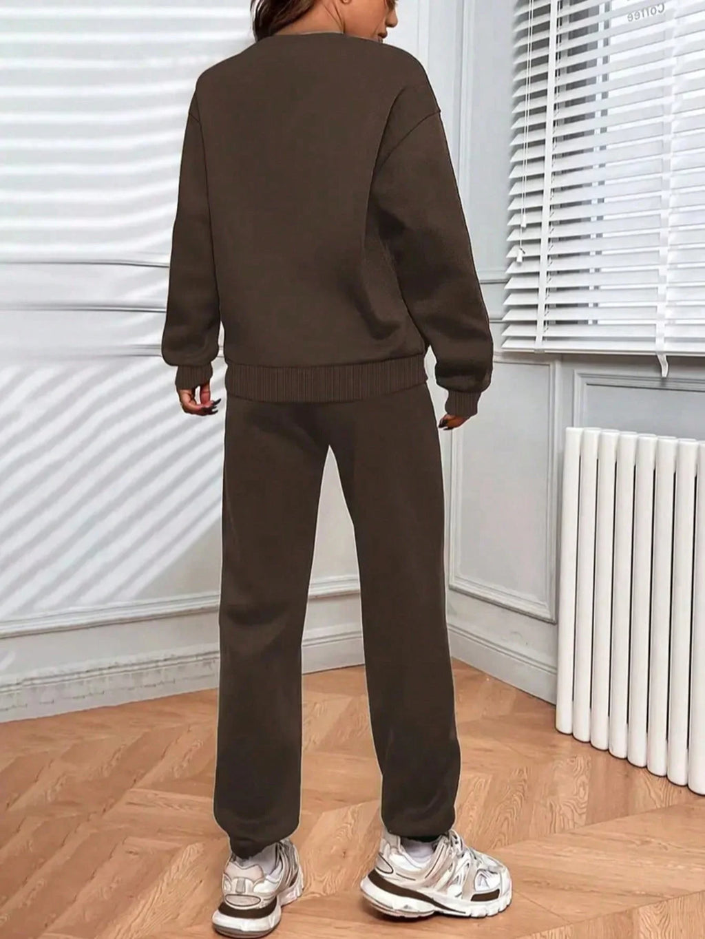 Alondra Women 2 Piece Fleece Sweatsuit Two Piece Sets
