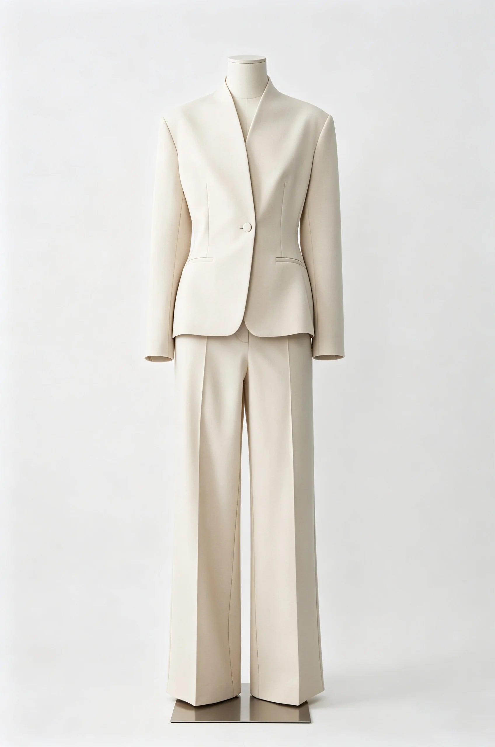 Sarah Women Single Button Fitted Two Piece Sets