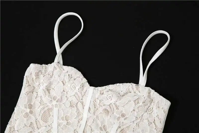 Brockville Ruffles Lace Patchwork Elegant Long Maxi Dress