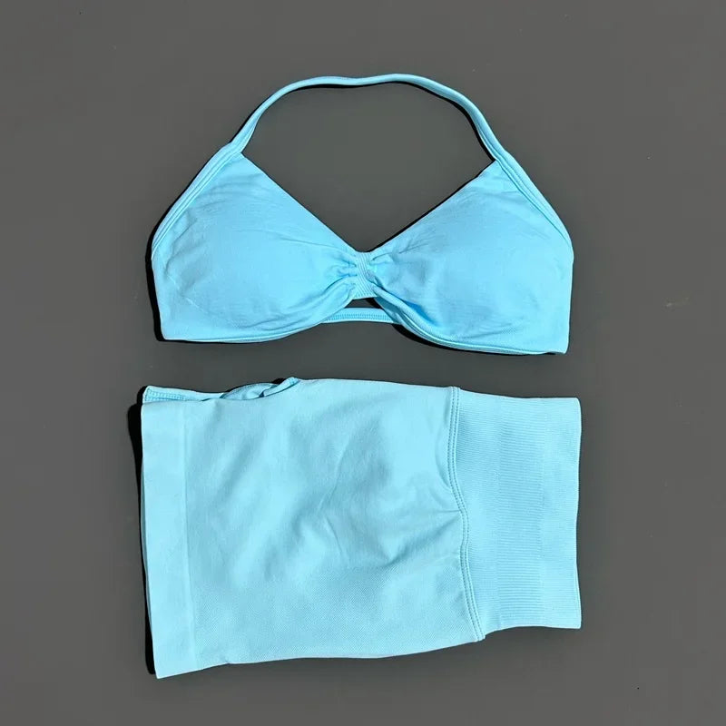 Dylan Sports Strappy Seamless Two Piece Sets