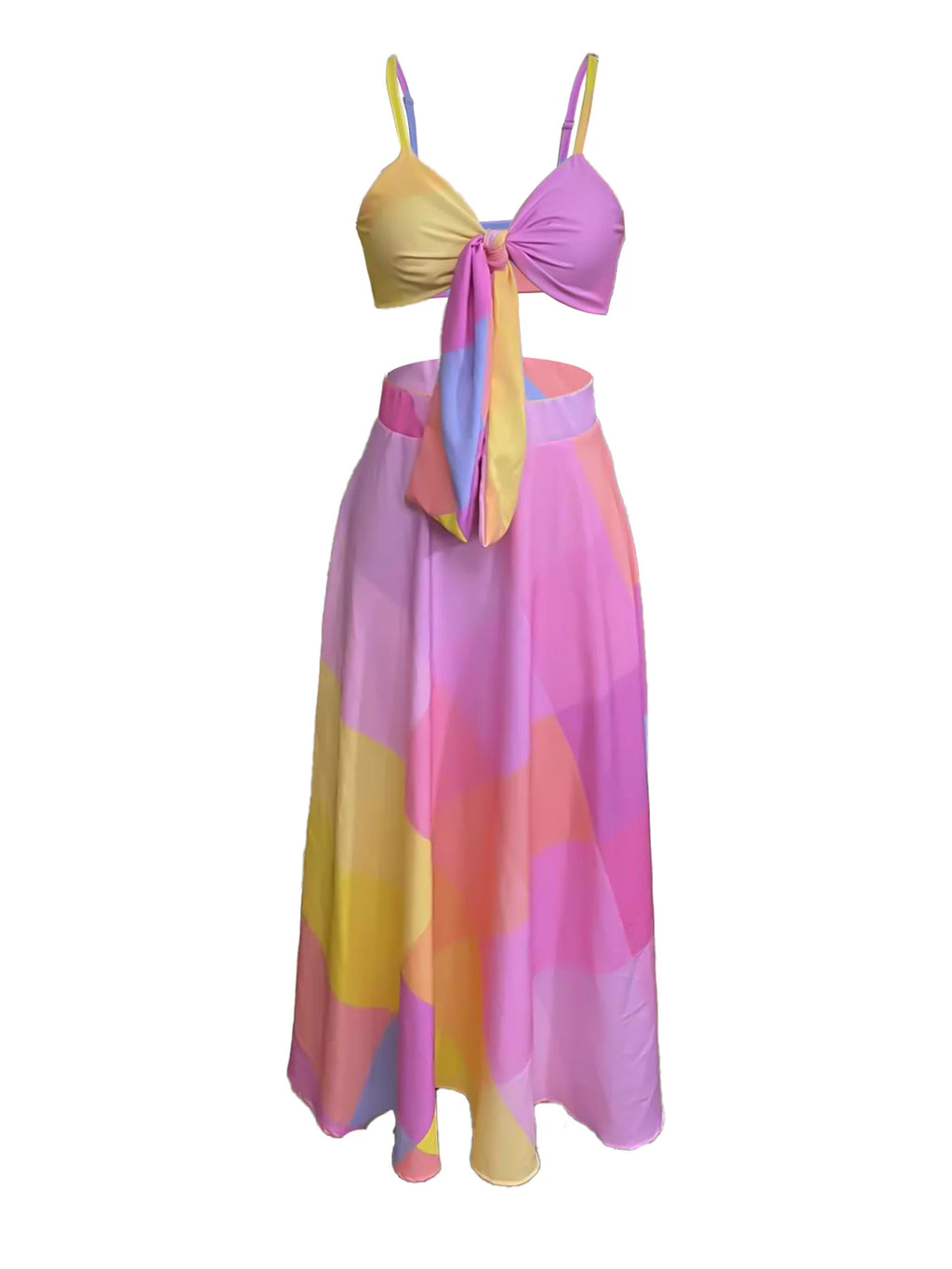 Celeste A Lace-Up with a Half-Length Two Piece Sets