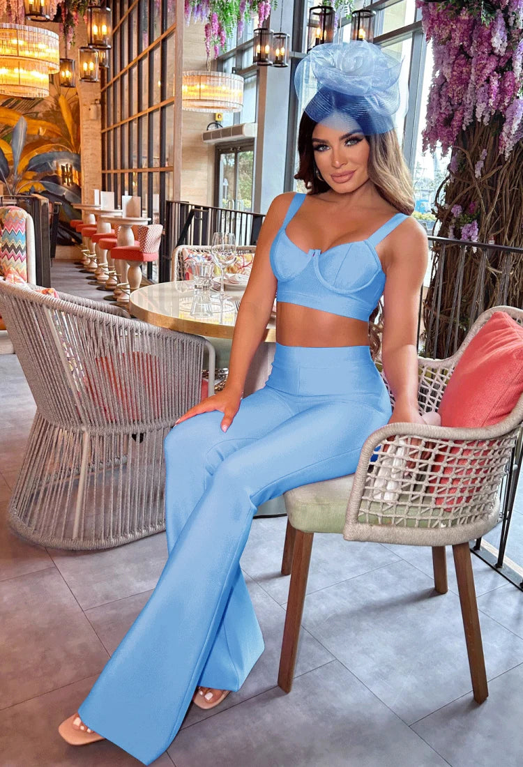 Wethersfield Bustier High Quality Vest Floor Length High Waist Matching Set