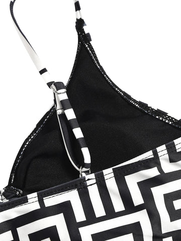 Karina Summer Geometric Print Three Piece Sets