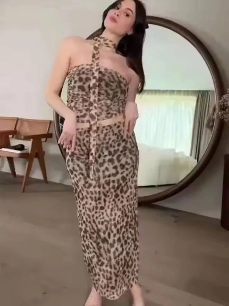 Felicia Sexy Summer Backless Strapless Two Piece Sets