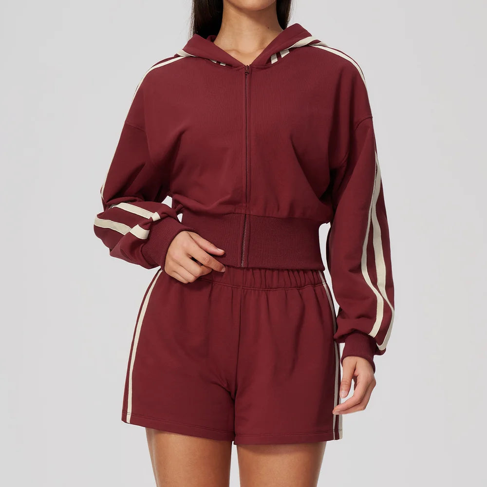 Leah Fitness Suit Sports Outfits Two Piece Sets