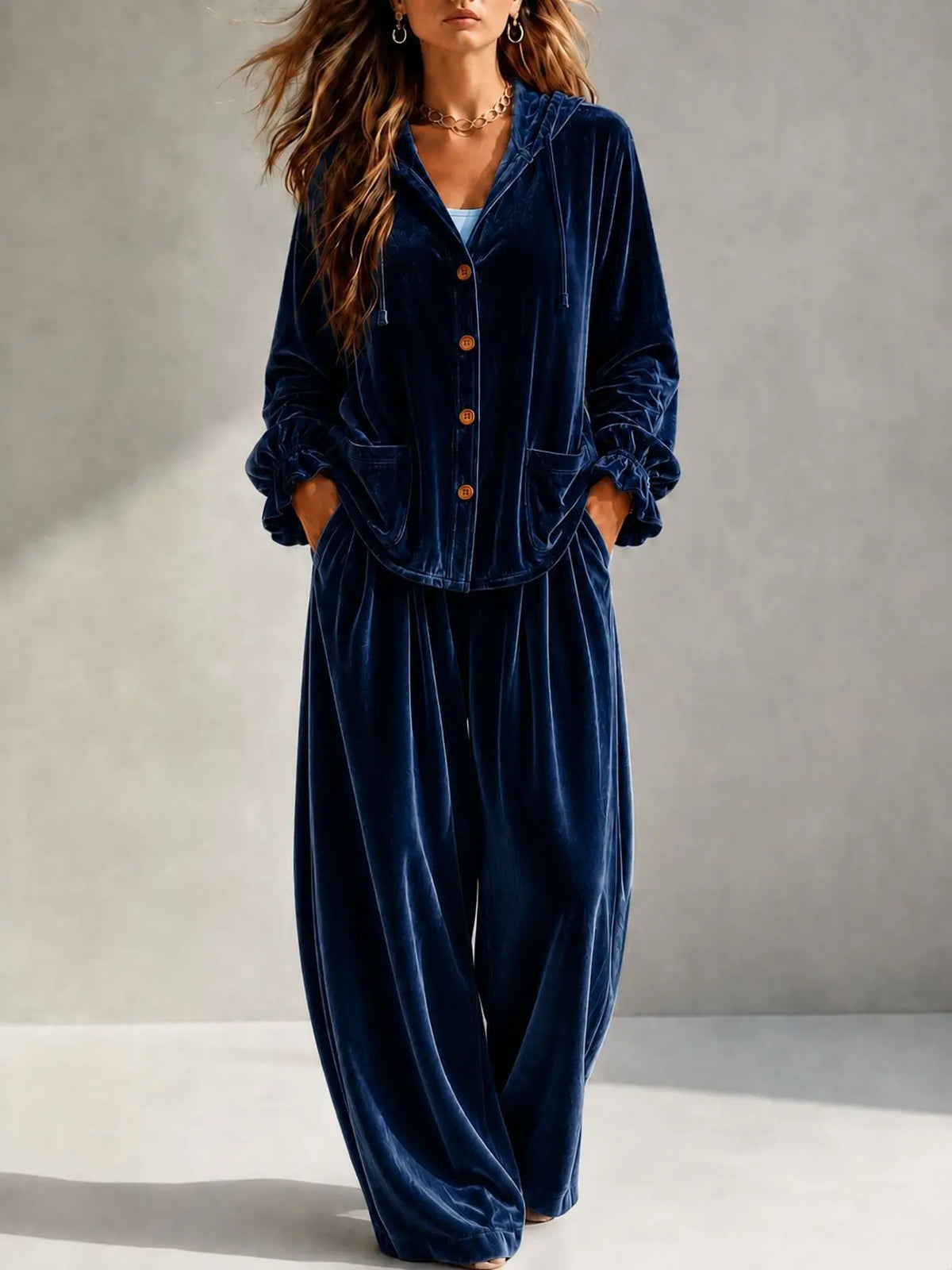 Tessa Long Sleeve Casual Loungewear Two Piece Sets
