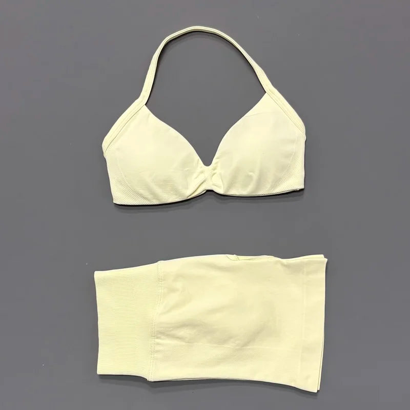 Dylan Sports Strappy Seamless Two Piece Sets