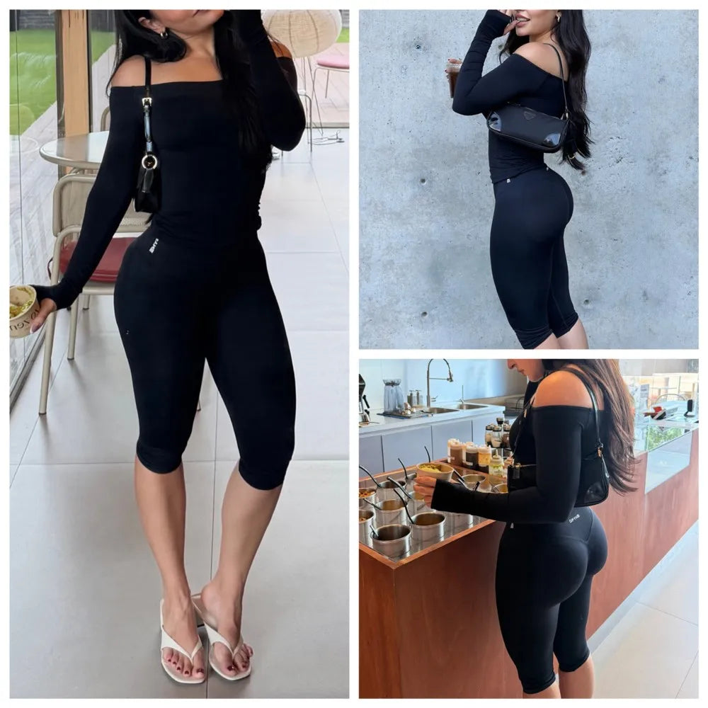 Celeste Sports Wear Fitness Simple Style Two Piece Sets