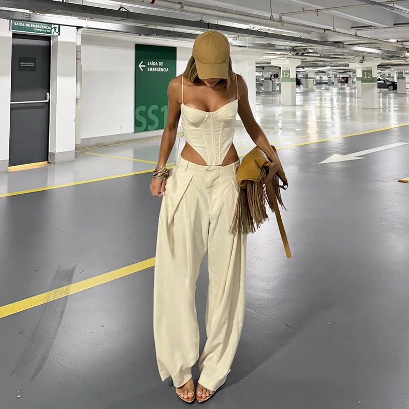 Jandherys Streetwear Fashion Chic  Two Piece Sets
