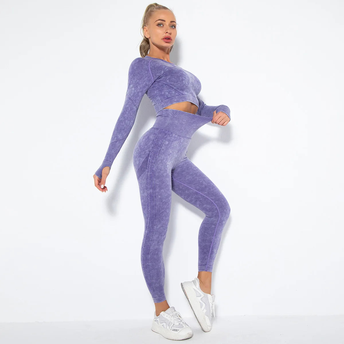 Cristal Workout Clothes Athletic Wear Two Piece Sets