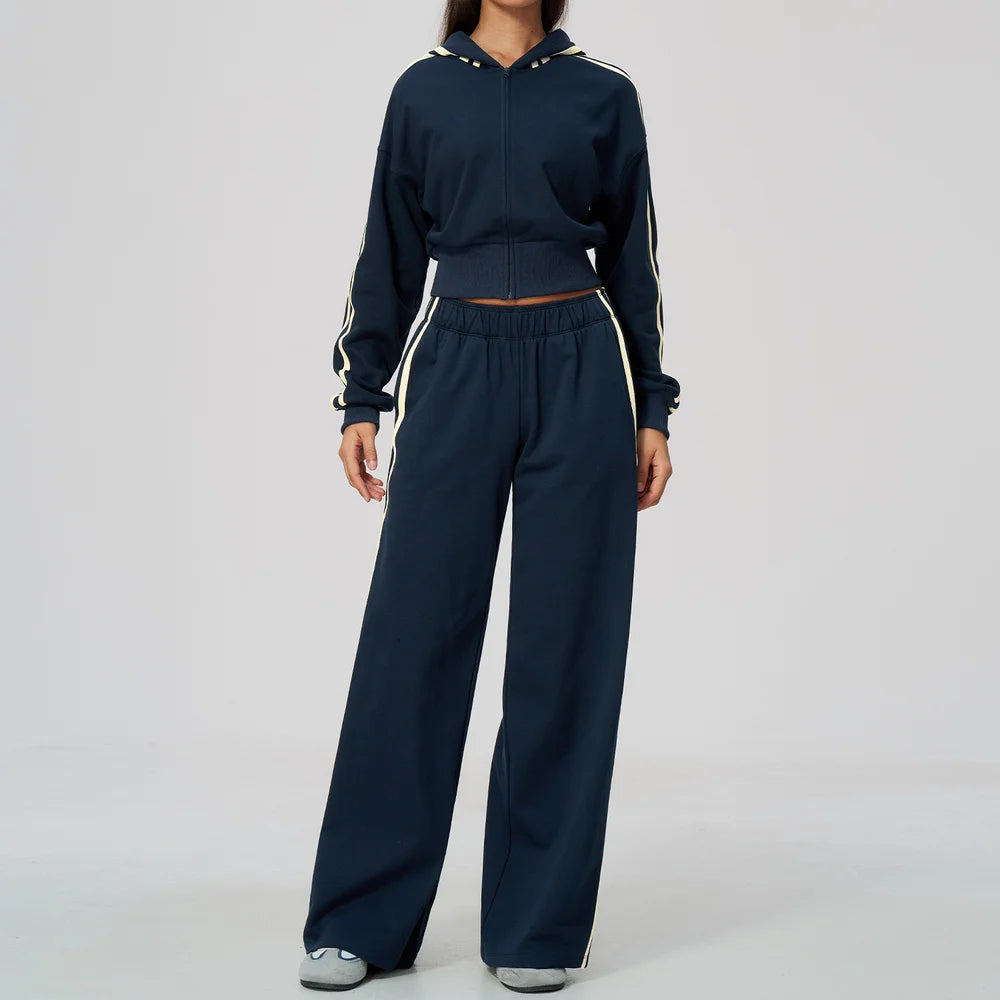Leah Fitness Suit Sports Outfits Two Piece Sets