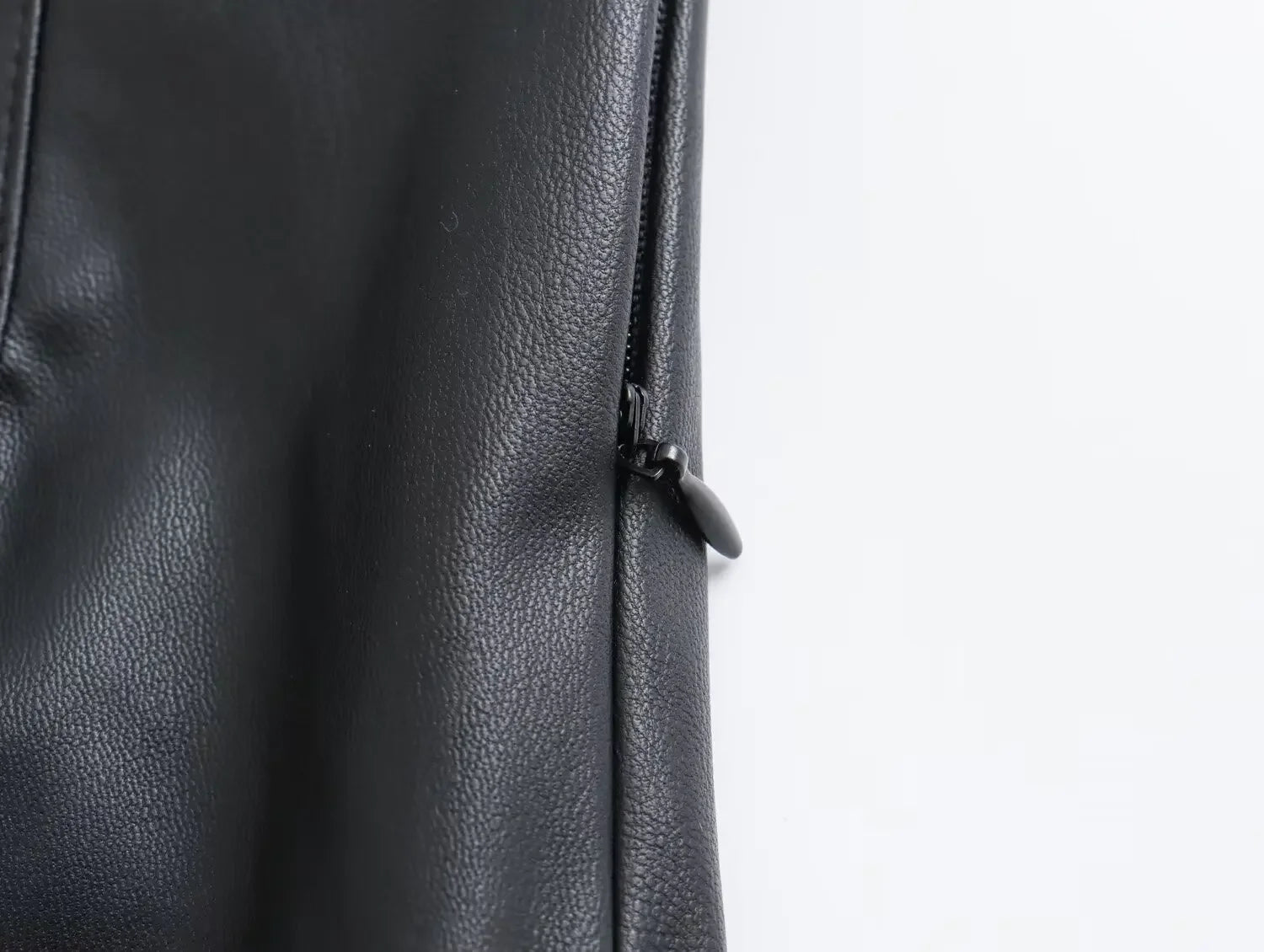 Panther Valley Retro High Waist Faux Leather Skinny Trousers