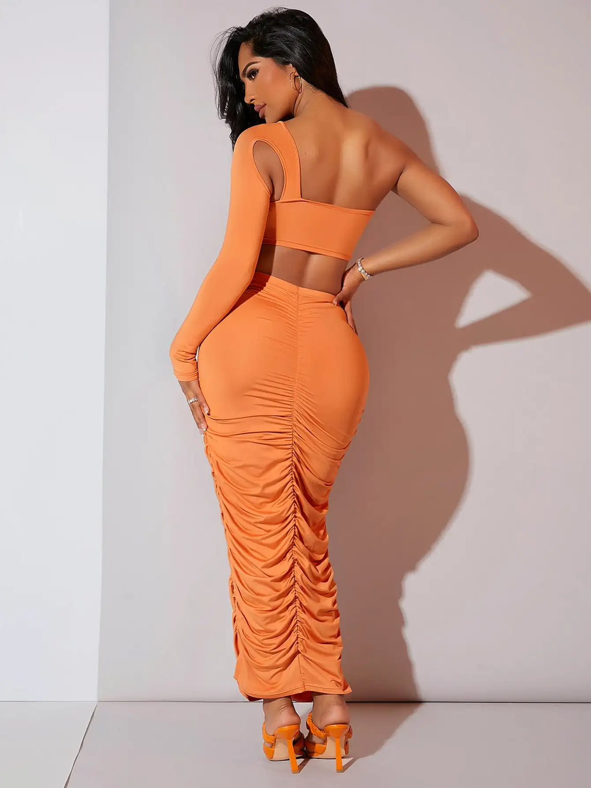 Ursula Outfits One Shoulder Cutout Two Piece Sets